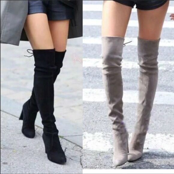 steve madden suede thigh high boots